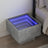 Bedside Table With Infinity Led 40X40X30 Cm
