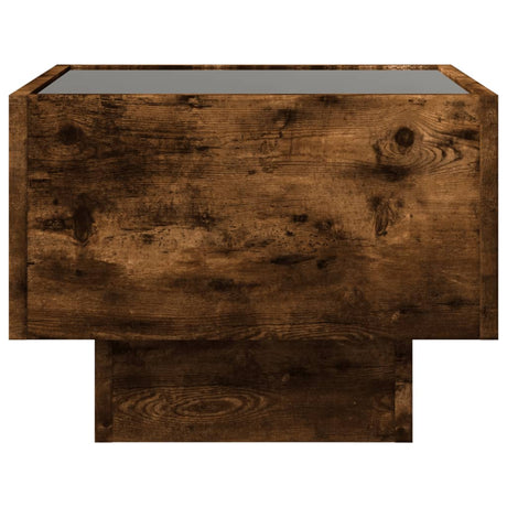 Bedside Table With Infinity Led 40X40X30 Cm