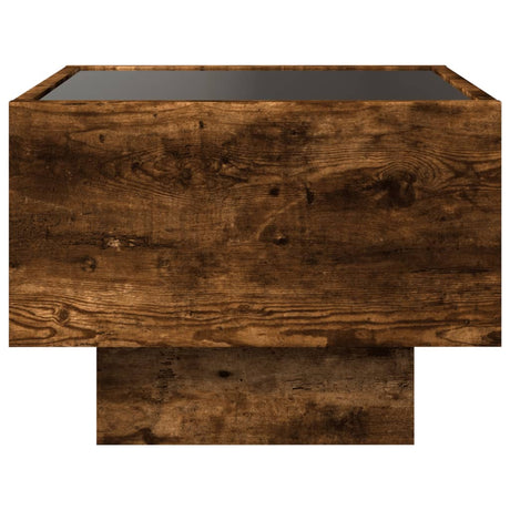 Bedside Table With Infinity Led 40X40X30 Cm