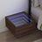 Bedside Table With Infinity Led 40X40X30 Cm
