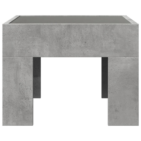 Bedside Table With Infinity Led 40X40X30 Cm