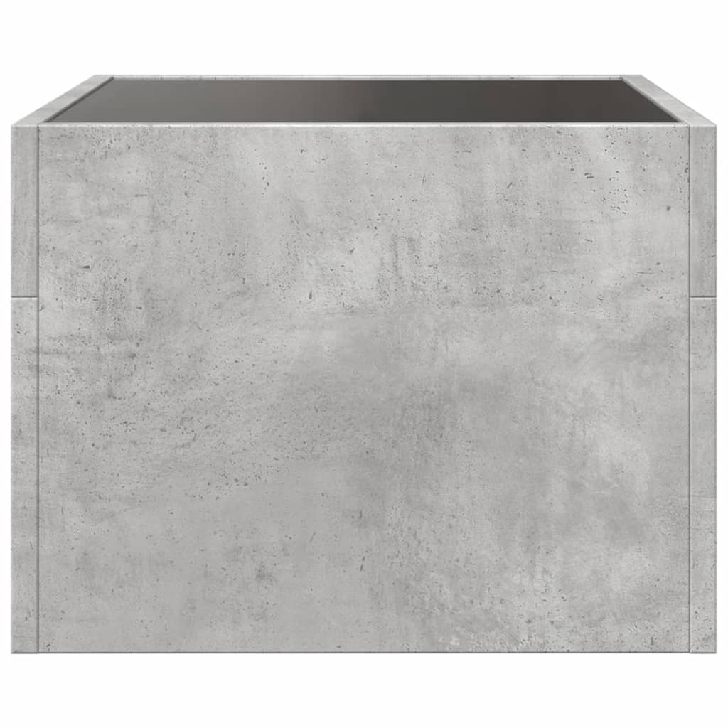 Bedside Table With Infinity Led 40X40X30 Cm