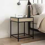 Bedside Table With Infinity Led 40X40X51 Cm
