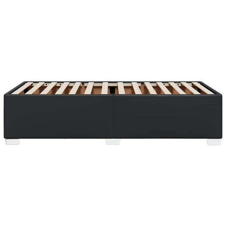 Bed Frame Without Mattress Black Single Faux Leather
