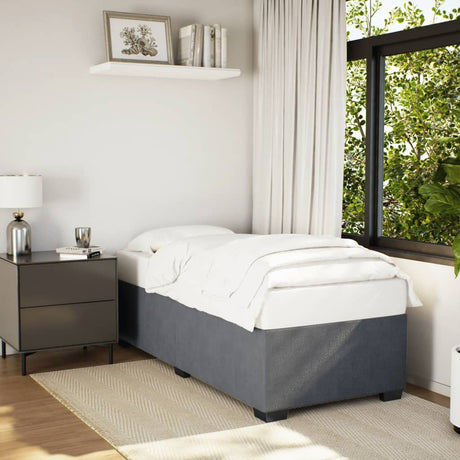 Bed Frame Without Mattress Single Velvet