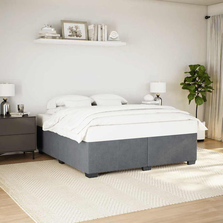 Bed Frame Without Mattress  Super King Velvet