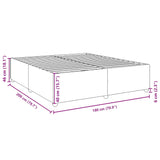 Bed Frame Without Mattress  Super King Fabric