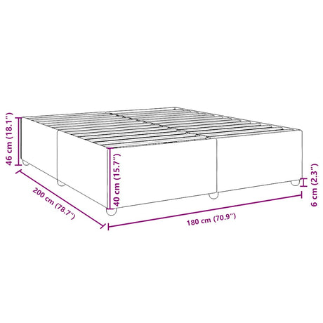 Bed Frame Without Mattress  Super King Fabric