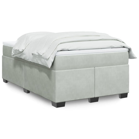 Box Spring Bed With Mattress Velvet