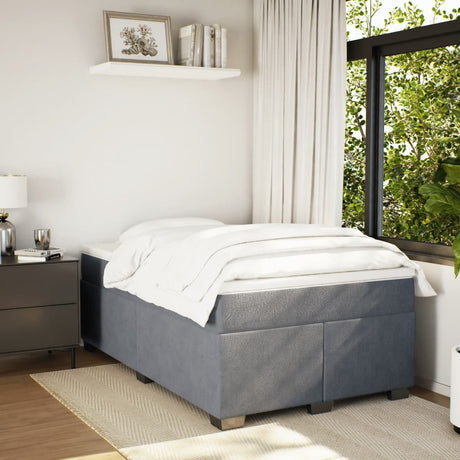 Box Spring Bed With Mattress Velvet