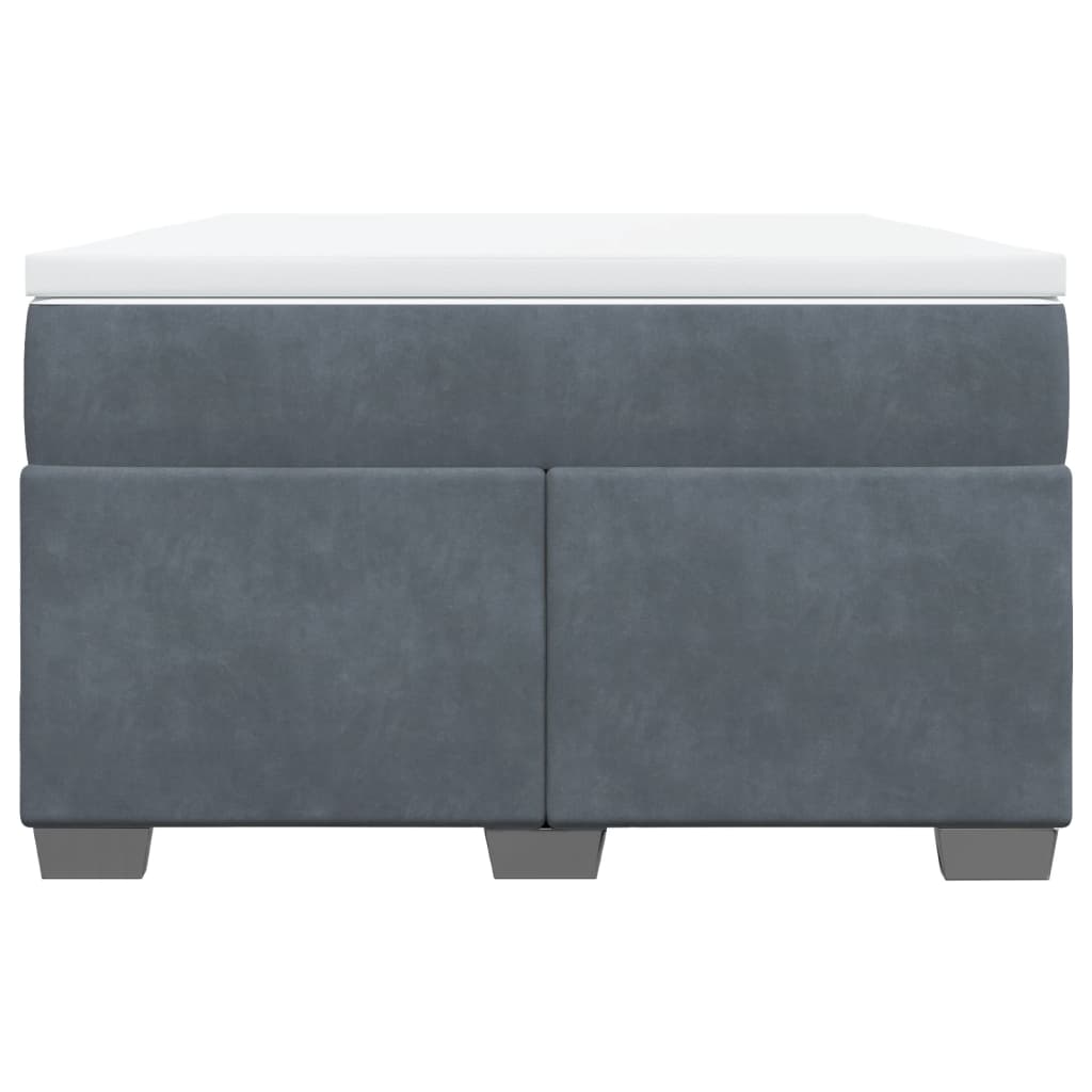 Box Spring Bed With Mattress Velvet