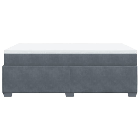 Box Spring Bed With Mattress Velvet