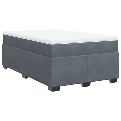 Box Spring Bed With Mattress Velvet
