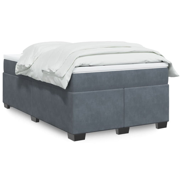Box Spring Bed With Mattress Velvet