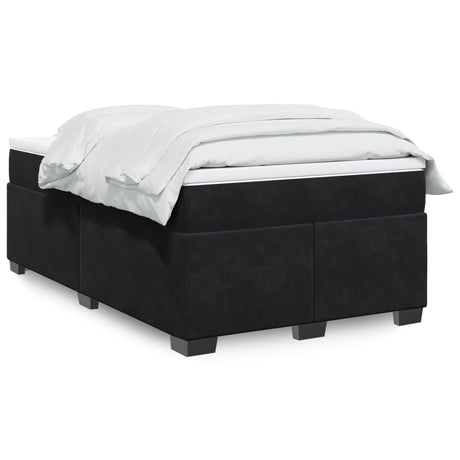 Box Spring Bed With Mattress Velvet