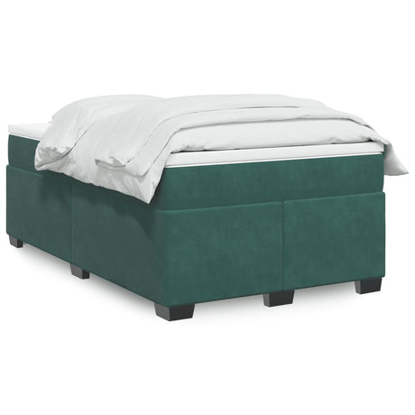 Box Spring Bed With Mattress Velvet
