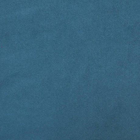 Box Spring Bed With Mattress Dark Blue Velvet