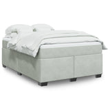 Box Spring Bed With Mattress Velvet