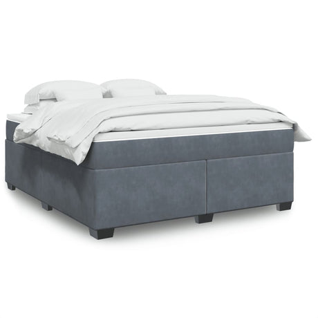 Box Spring Bed With Mattress Velvet
