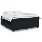 Box Spring Bed With Mattress Velvet