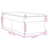 Box Spring Bed With Mattress Fabric