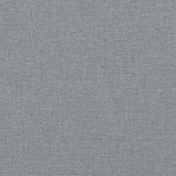Box Spring Bed with Mattress Light Grey 120x190 cm Fabric