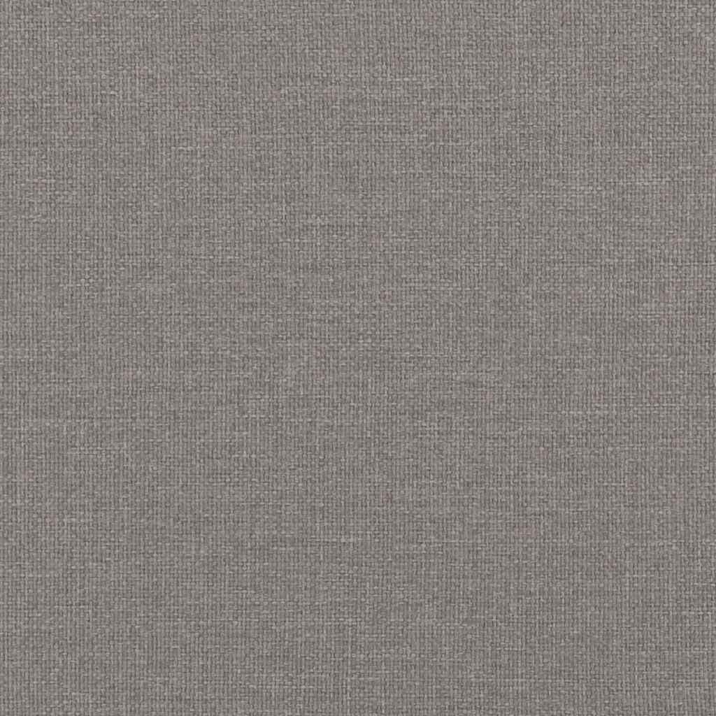 Box Spring Bed with Mattress Taupe 120x190 cm Fabric