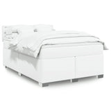 Box Spring Bed With Mattress Faux Leather