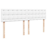 Box Spring Bed With Mattress Faux Leather