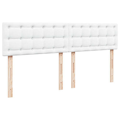 Box Spring Bed With Mattress Faux Leather