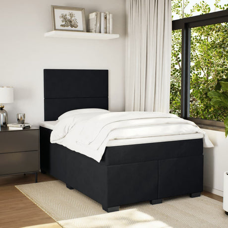 Box Spring Bed With Mattress Small Double Velvet