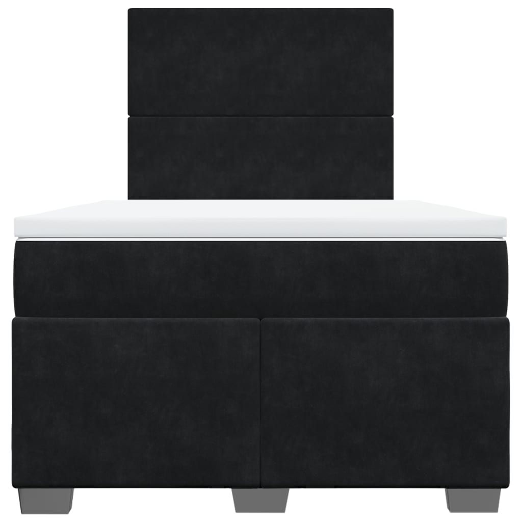Box Spring Bed With Mattress Small Double Velvet