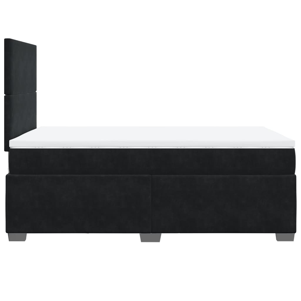 Box Spring Bed With Mattress Small Double Velvet