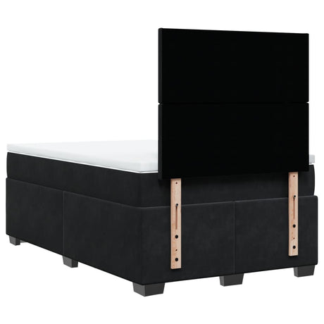 Box Spring Bed With Mattress Small Double Velvet
