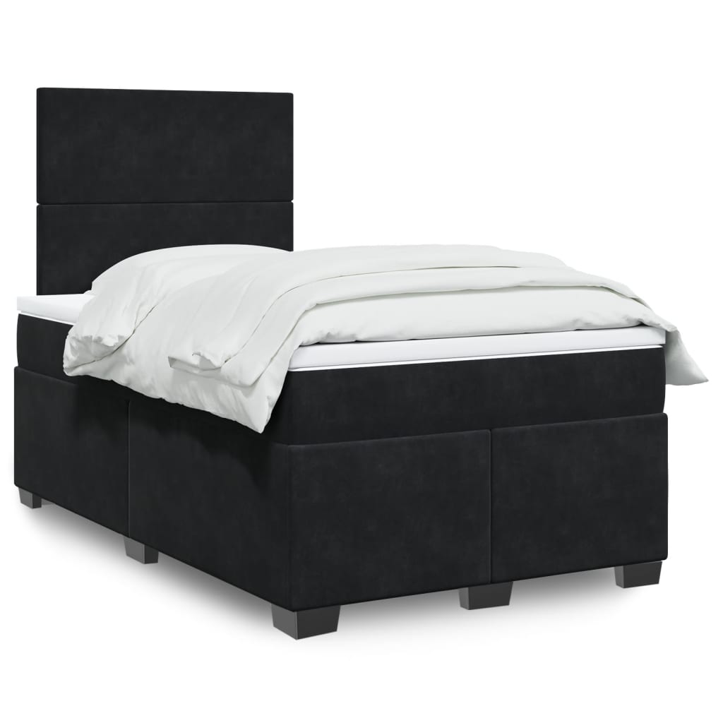 Box Spring Bed With Mattress Small Double Velvet