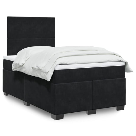 Box Spring Bed With Mattress Small Double Velvet