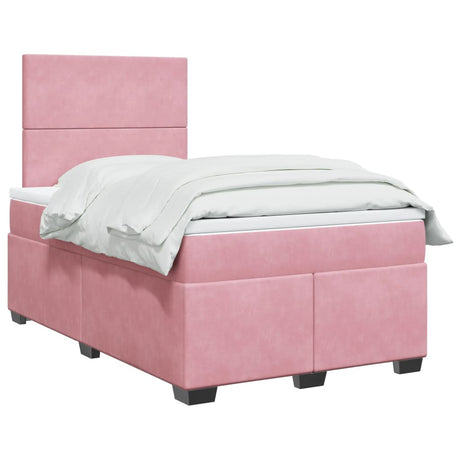 Box Spring Bed With Mattress Small Double Velvet