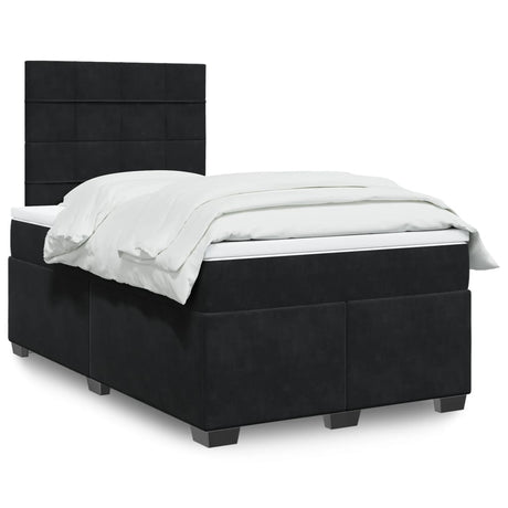 Box Spring Bed With Mattress Small Double Velvet