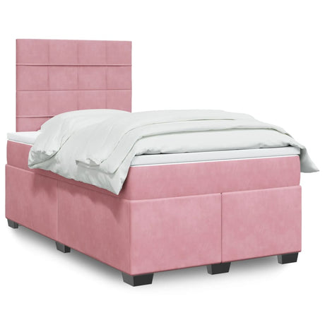 Box Spring Bed With Mattress Small Double Velvet