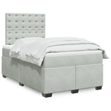 Box Spring Bed With Mattress Small Double Velvet