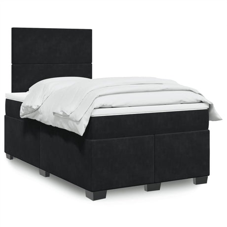 Box Spring Bed With Mattress Small Double Velvet