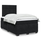 Box Spring Bed With Mattress Small Double Velvet