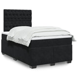 Box Spring Bed With Mattress Small Double Velvet