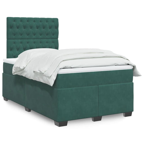 Box Spring Bed With Mattress Small Double Velvet