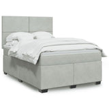 Box Spring Bed With Mattress Small Double Velvet
