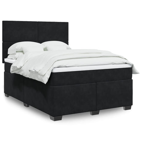 Box Spring Bed With Mattress Small Double Velvet