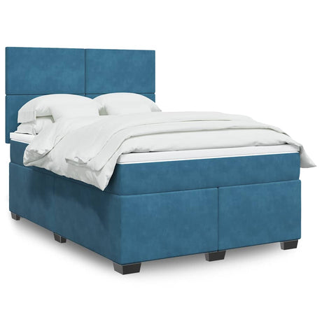 Box Spring Bed With Mattress Small Double Velvet