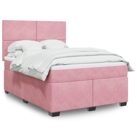 Box Spring Bed With Mattress Small Double Velvet