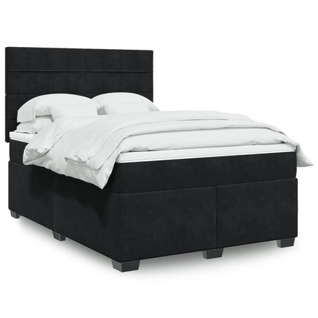 Box Spring Bed With Mattress Small Double Velvet