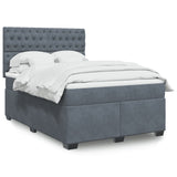 Box Spring Bed With Mattress Small Double Velvet